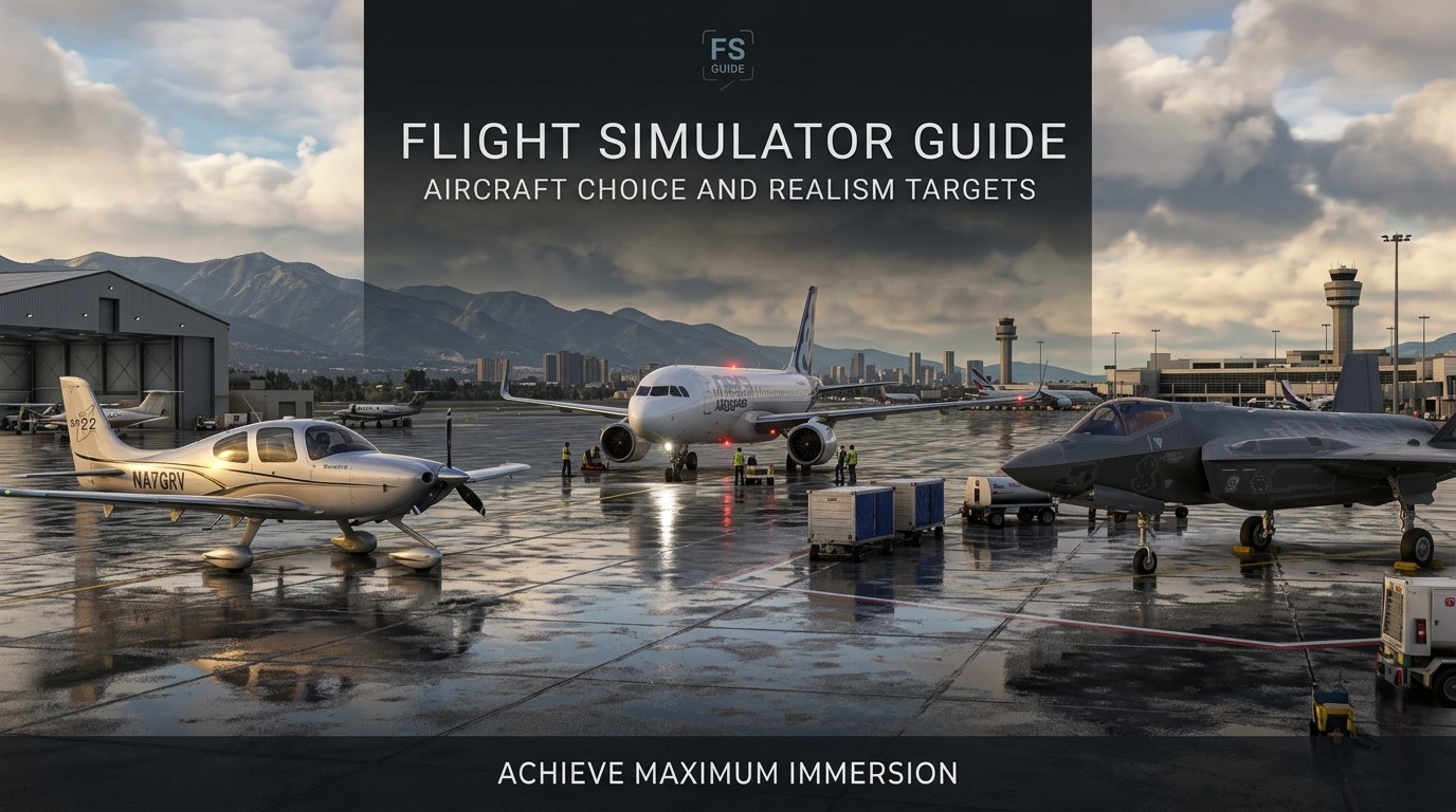 Aircraft choice and realism targets