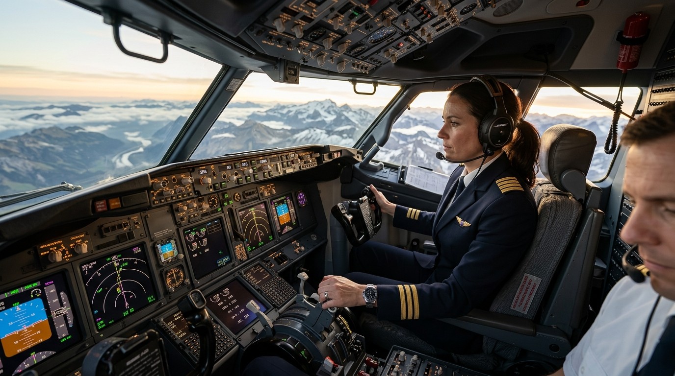 Aviation Mastery A practical rhythm for long-term growth Make a Hyper Realistic No Text Image