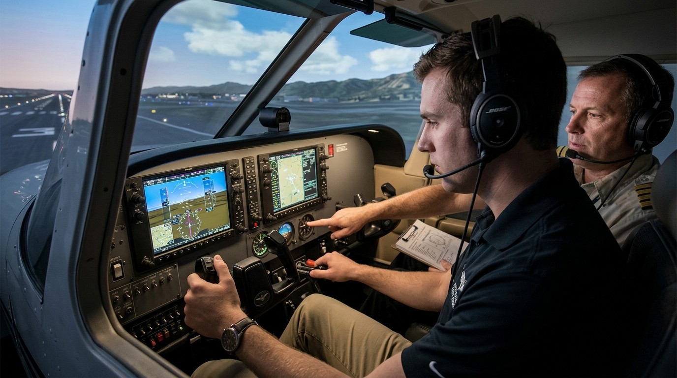 How sim practice can support checkride prep