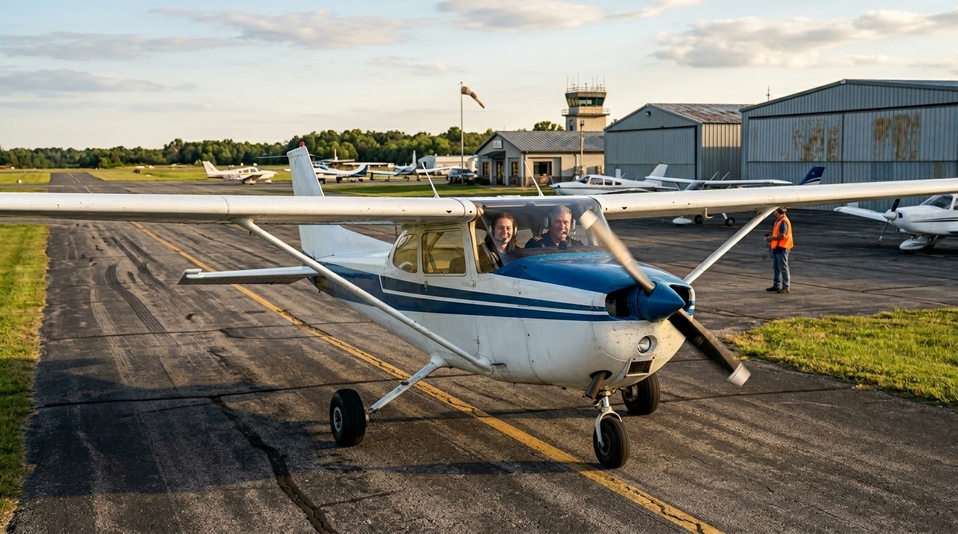 What happens after the Discovery Flight Guide landing
