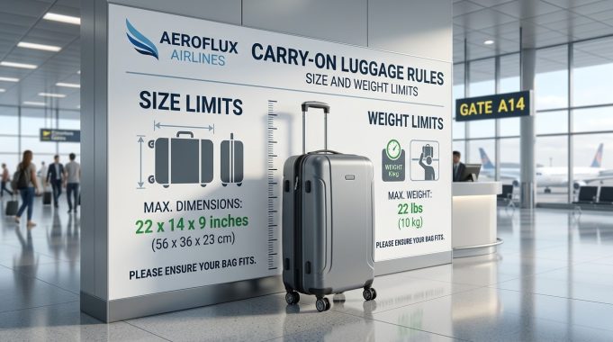 Carry On Luggage Rules : Size and Weight Limits