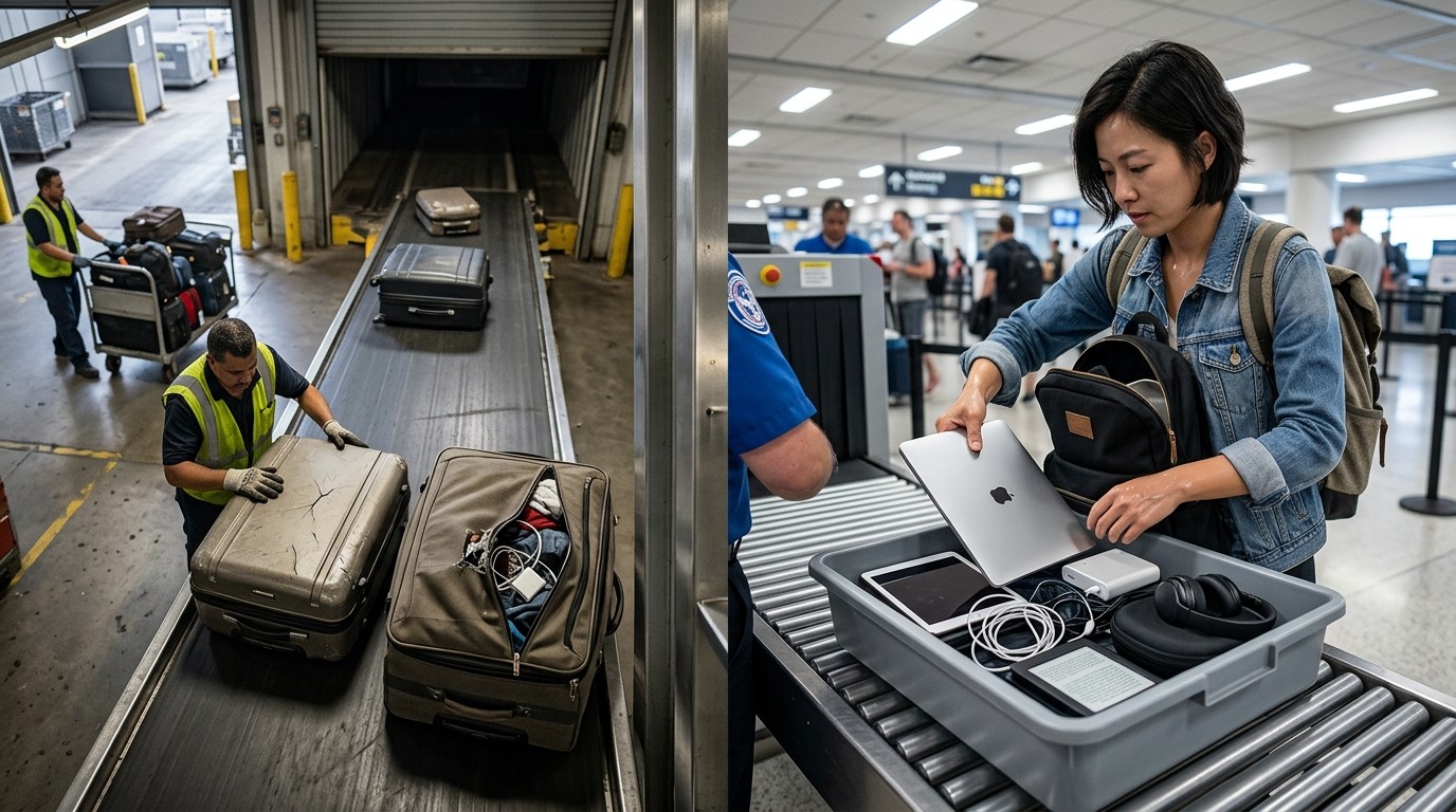 Carry-On Versus Checked Bags