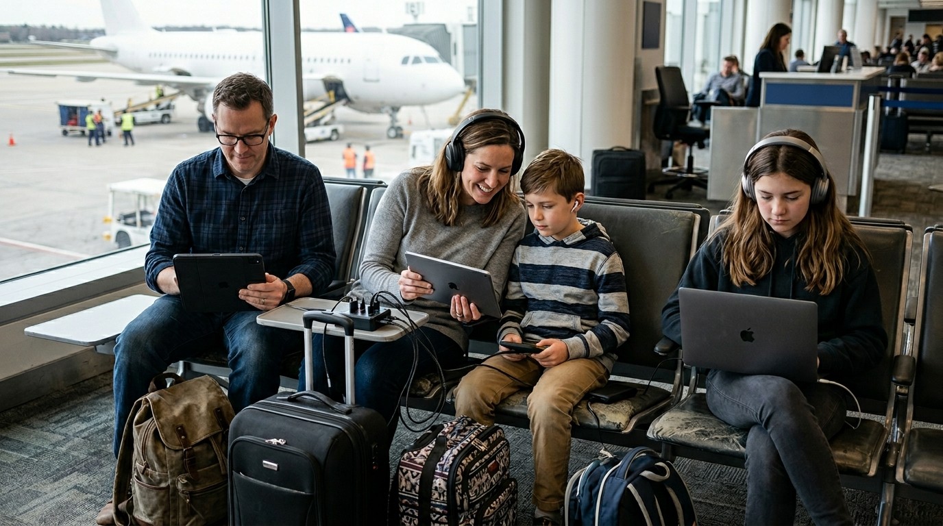 Family Travel and Shared Gear