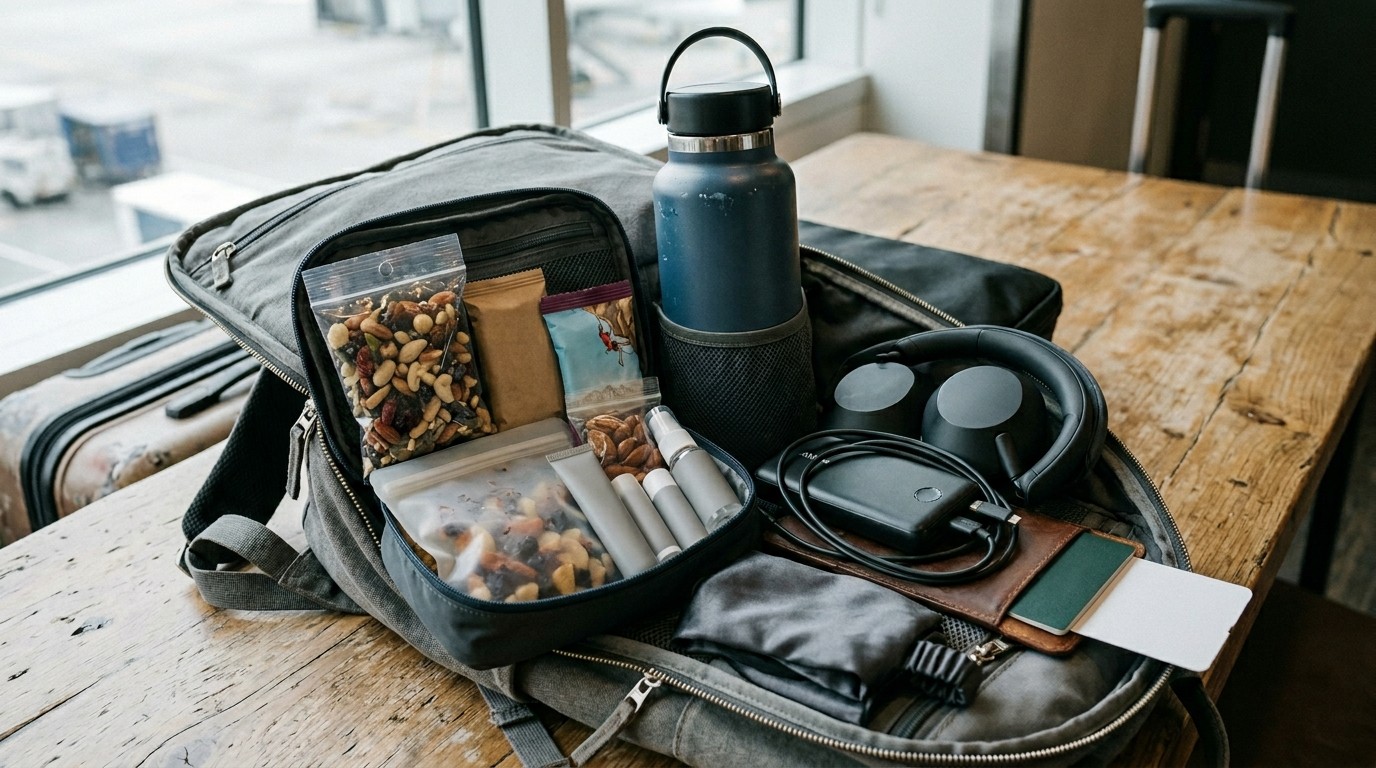 Hydration, Snacks, and Cabin Energy