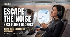 Noise Cancelling Headphones : Best Flight Gadgets