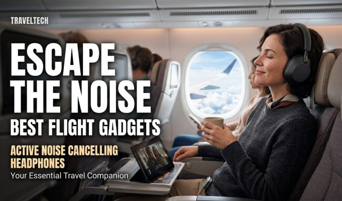 Noise Cancelling Headphones : Best Flight Gadgets