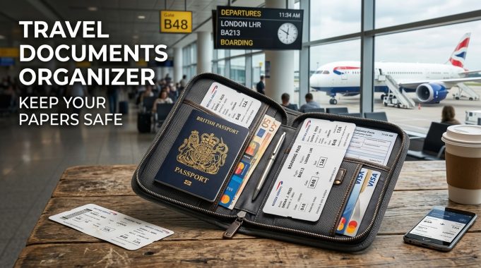 Travel Documents Organizer : Keep Your Papers Safe