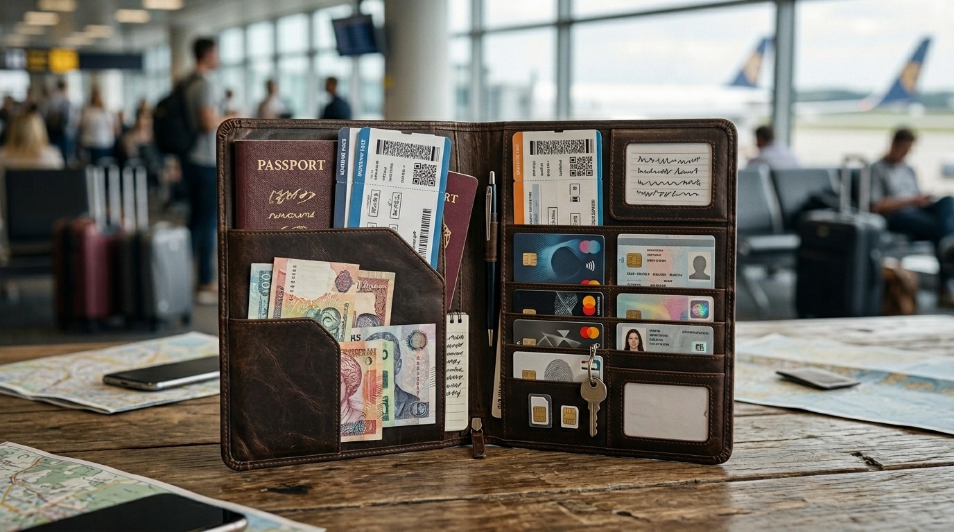 What should go inside the organizer