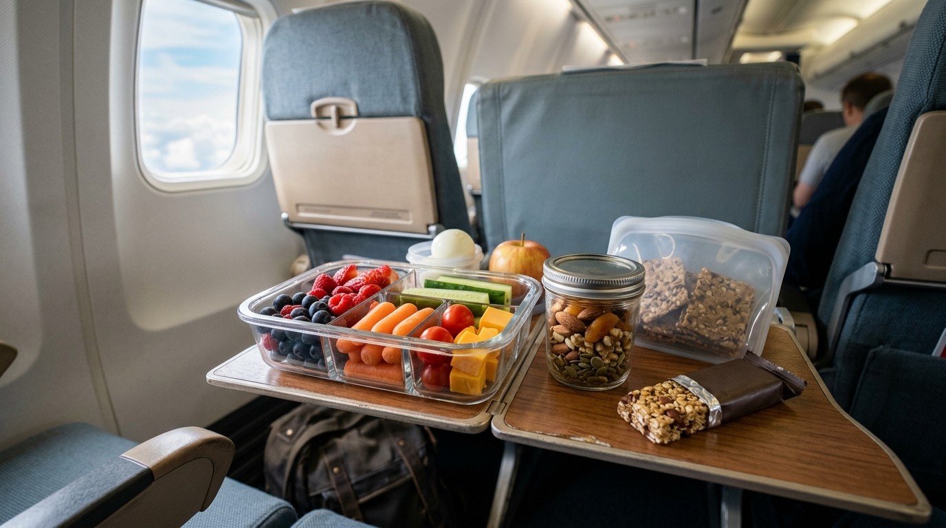 Building a better snack mindset before the flight